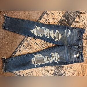 American Eagle Outfitters Distressed Blue Jeans